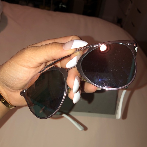 Dior Pink Reflective Glasses - Picture 2 of 7